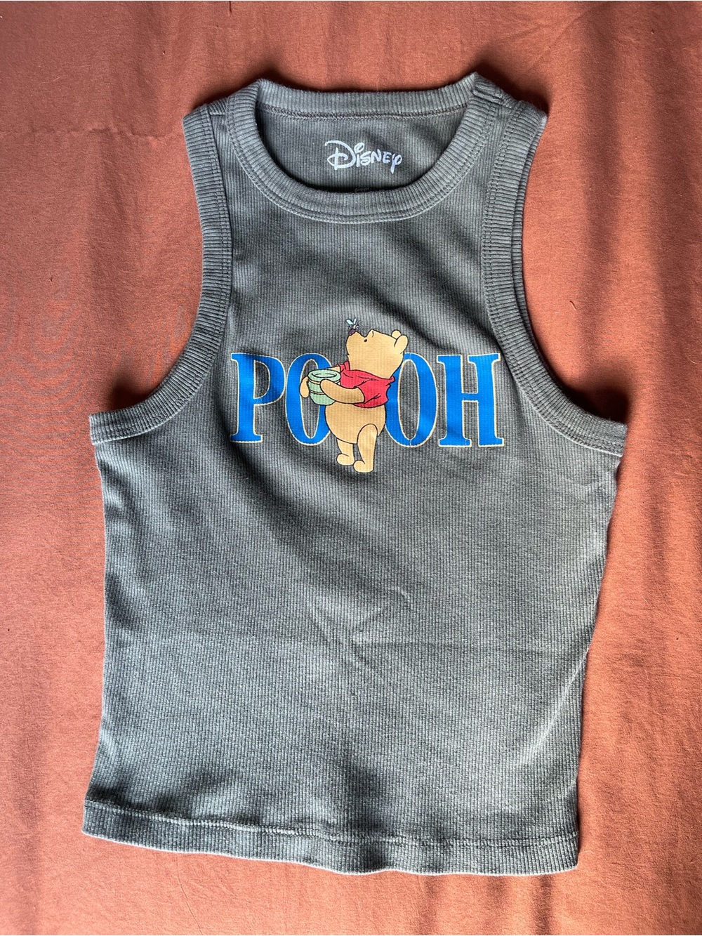 Disney Winnie the Pooh Green Tank Top